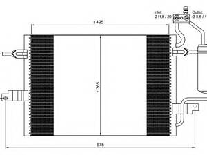 Радиатор кондиционера (с осушителем) Opel Meriva A 1.4-1.8 05.03-05.10