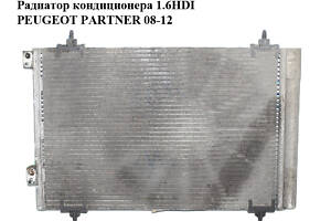 Радиатор кондиционера 1.6HDI PEUGEOT PARTNER 08-12 (ПЕЖО ПАРТНЕР) (9682531580)