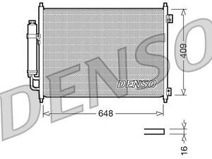 Радиатор кондиционера 2.0MPI 16V, 2.5MPI 16V, 2.0DCI 16V, 1.6DCI 16V DCN46001 NISSAN X-Trail T32 14-21, X-Trail T31 07-1