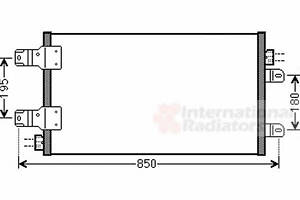 Радиатор кондиционера 43005443