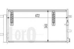 Радіатор кондиціонера A4/A5/A6/Q5 07-