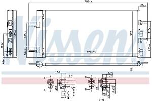 Радиатор кондиционера BMW 1 (F40) / BMW 2 (F45) / BMW X2 (F39) 2013-2021 г.