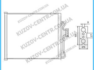 Радиатор кондиционера BMW 7 Series (E38) 94-02 производитель FPS