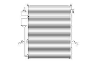 Радиатор кондиционера CD030433