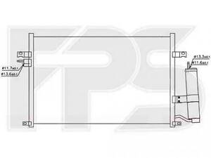 Радиатор кондиционера CHEVROLET LACETTI HB (2003-2013)