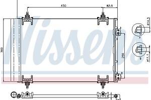Радиатор кондиционера CITROEN DS5 / PEUGEOT RCZ / DS DS 5 (KF_) 2000-2021 г.