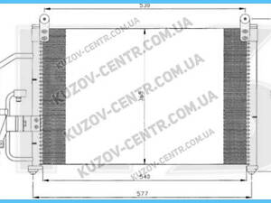 Радиатор кондиционера Daewoo Lanos (Nissens) FP 22 K308