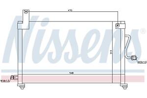 Радиатор кондиционера DAEWOO MATIZ (KLA4) 1998-2005 г.