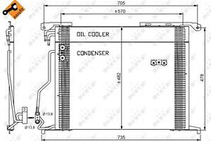 Радиатор кондиционера EASY FIT, MERCEDES CL500 (C215) 99-