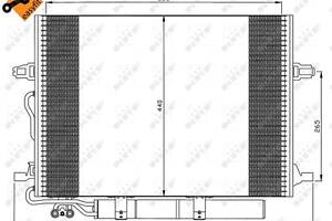 Радиатор кондиционера Easy Fit, MERCEDES CLS280 (C219) 08-