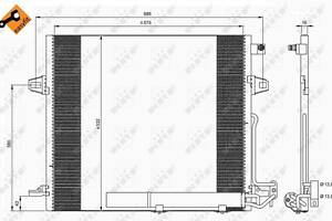 Радиатор кондиционера EASY FIT, MERCEDES GL320 (X164) 06-