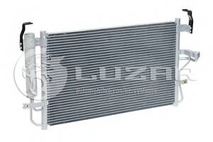 Радиатор кондиционера Elantra 2.0 (00-) АКПП/МКПП с ресивером (LRAC 08D2) Luzar