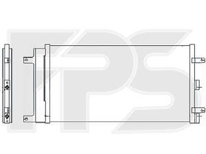 Радиатор кондиционера Fiat Doblo (01 -)