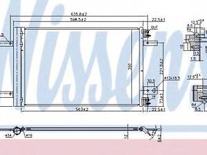 Радиатор кондиционера First Fit NISSENS 940458 на CITROËN C4 Grand Picasso II