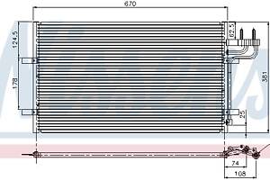 Радиатор кондиционера FORD C-MAX (DM2) / FORD FOCUS C-MAX (DM2) 2003-2013 г.