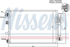 Радиатор кондиционера FORD FOCUS / FORD C-MAX 2010-2020 г.