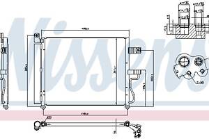 Радиатор кондиционера HYUNDAI ACCENT (LC) 1999-2017 г.