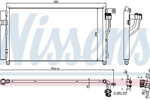 Радиатор кондиционера HYUNDAI ACCENT (MC) 2005-2012 г.
