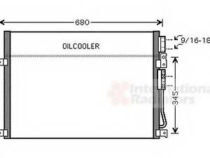 Радиатор кондиционера JEEP GRAND CHEROKEE 05>10 (производство Van Wezel) VAN WEZEL 21005045 на JEEP GRAND CHEROKEE III (WH, WK