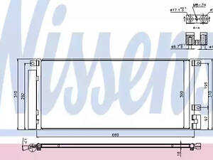 Радиатор кондиционера конденсер Buick Encore 13-16 новый аналог