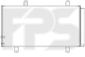 Радиатор кондиционера конденсер Lexus ES350 07-12 новый неоригинал