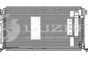 Радиатор кондиционера Lancer 1.3/1.6/2.0 (03-) АКПП,МКПП с ресивером (LRAC 1100) Luzar
