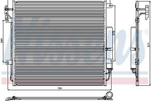 Радиатор кондиционера LAND ROVER DISCOVERY (L319) 2004-2009 г.