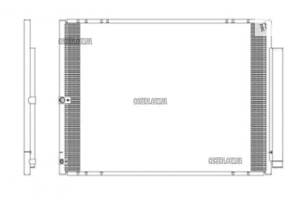 Радиатор кондиционера LEXUS RX 04-08