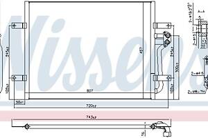 Радиатор кондиционера MAN TGE / VW CRAFTER (SY_, SX_) 2012-2021 г.