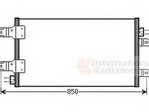 Радіатор кондиціонера MASTER3 25dCi 06- (вир-во Van Wezel) VAN WEZEL 43005443 на RENAULT MASTER II c бортовой платформой