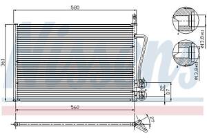 Радиатор кондиционера MAZDA 2 (DY) / FORD FUSION (JU_) 2001-2014 г.