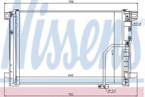 Радіатор кондиціонера MERCEDES-BENZ SLK-CLASS W 172 (11-) (вир-во Nissens) NISSENS 940035 на MERCEDES-BENZ CLS (C218)
