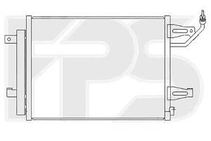Радіатор кондиціонера Mitsubishi Colt 2004-2009 (AVA)