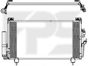 Радіатор кондиціонера Mitsubishi Outlander (03-)