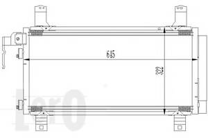 Радіатор кондиціонера MZ 6(02-)1.8 i 16V(+)