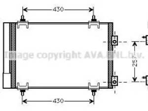 Радіатор кондиціонера на 3008, 307, 308, C4, C4 Picasso/Grand Picasso, DS4