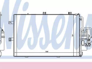 Радиатор кондиционера Combo C, Corsa C