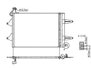 Радиатор Кондиционера на Cordoba, Fabia, Ibiza, Roomster