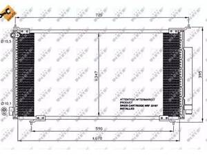 Радиатор кондиционера на CR-V
