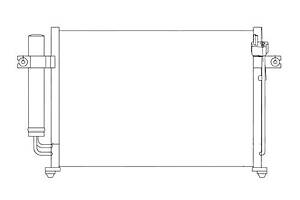 Радиатор Кондиционера на Getz