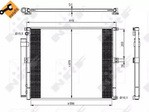 Радиатор кондиционера на Land Cruiser Prado