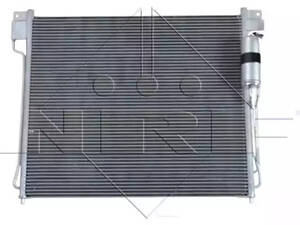 Радиатор кондиционера на NP300, Navara, Pathfinder