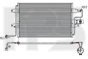 Радиатор кондиционера на VOLKSWAGEN GOLF IV, 97-03