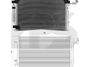 Радиатор кондиционера NISSAN ALTIMA 13-16