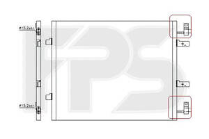 Радиатор кондиционера NISSAN PRIMASTAR 2006- (2.0 CDTIdCi) Nissens 940147