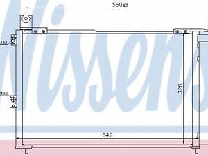 Радиатор кондиционера NISSENS 940143 на FORD RANGER (ES, ET)