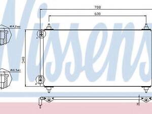 Радиатор кондиционера NISSENS 940146 на LANCIA PHEDRA (179)