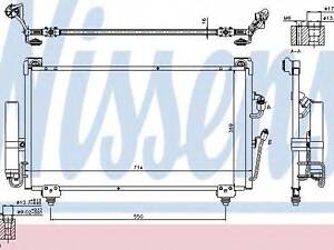 Радiатор кондицiонера NISSENS 940165 на MITSUBISHI AIRTREK I (CU_W)