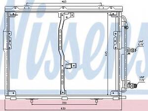 Радiатор кондицiонера NISSENS 94330 на MERCEDES-BENZ S-CLASS седан (W140)
