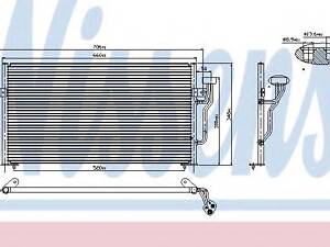 Радiатор кондицiонера NISSENS 94433 на MITSUBISHI CARISMA (DA_)